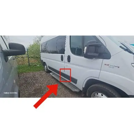 Peugeot Boxer (B) Pillar trim (exterior) 1306892070