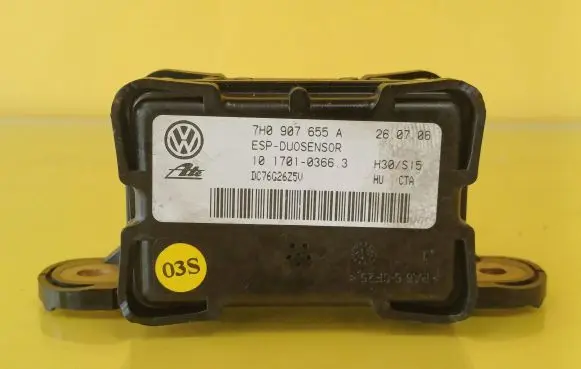 Volkswagen Golf V ESP acceleration yaw rate sensor 7H0907655A 10.1701-0366.3