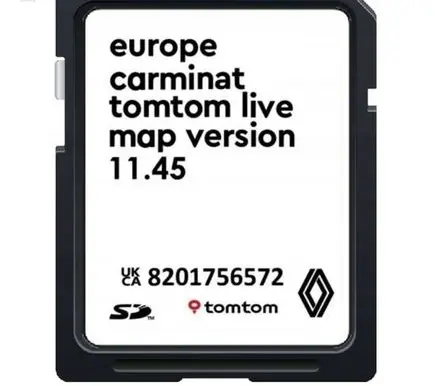 Renault Megane III Navigation maps CD/DVD TOMTOMLIVE