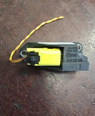 Airbag deployment crash/impact sensor