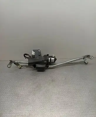 Front wiper linkage and motor
