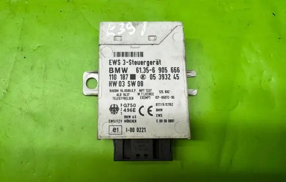 BMW 5 E39 Immobilizer control unit/module 61356905666 05393245 110187