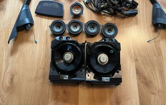 BMW 3 F30 F35 F31 Sound system wiring loom 65129387658 65139220750 65139240641
