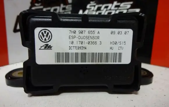 Seat Altea XL ESP acceleration yaw rate sensor 7H0907655A