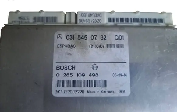 Mercedes-Benz E W210 ESP (stability system) control unit 0315450732 0265109498
