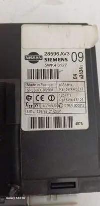 Nissan Primera Comfort/convenience module 28596AV3 5WK48127 97RAL000013