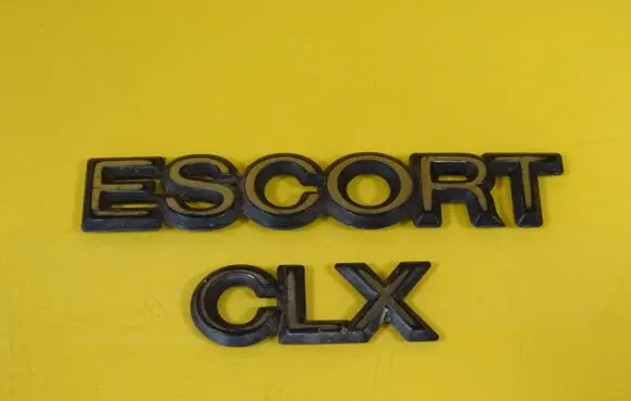 Ford Escort Manufacturers badge/model letters 