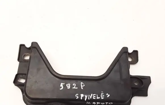 Engine bonnet/hood lock trim molding