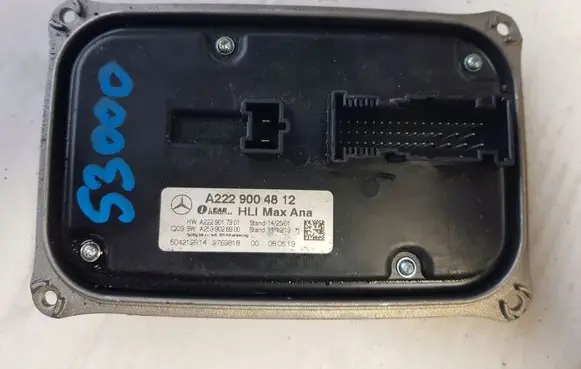 Mercedes-Benz S W222 LED ballast control module 2229004812 NE53000