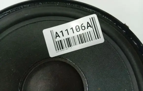 Opel Zafira B Front door speaker 24423552