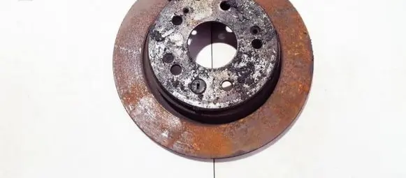 Honda FR-V Rear brake disc neventiliuojamas