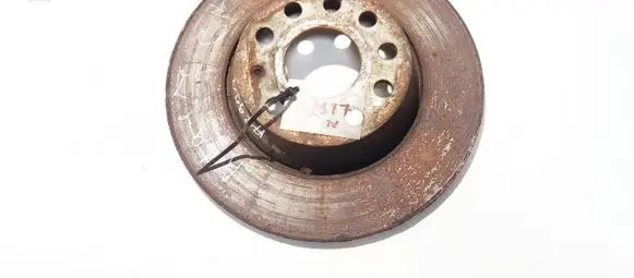 Volkswagen PASSAT B6 Rear brake disc neventiliuojamas