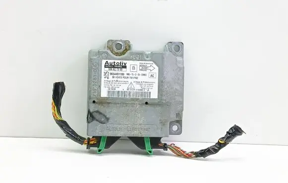 Peugeot 307 Airbag control unit/module 9654491180 606877300