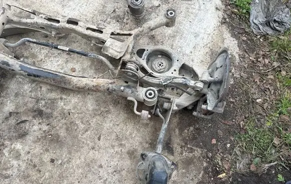 Rear axle beam