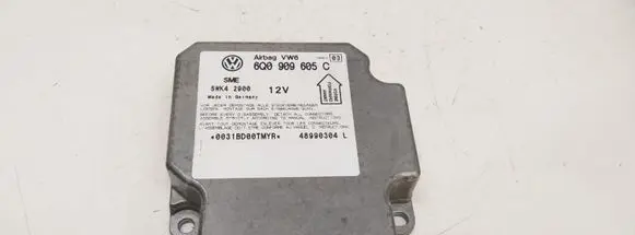 Volkswagen PASSAT B5 Airbag control unit/module 6Q0909605C 48990304L