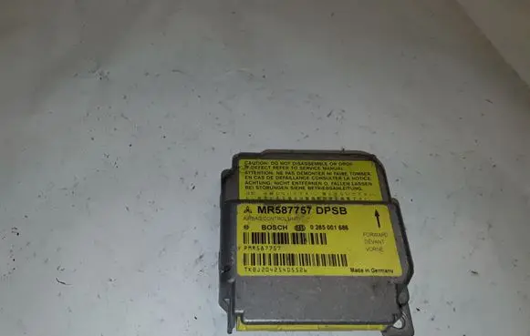 Mitsubishi Colt Airbag control unit/module MR587757DPSB 0285001686