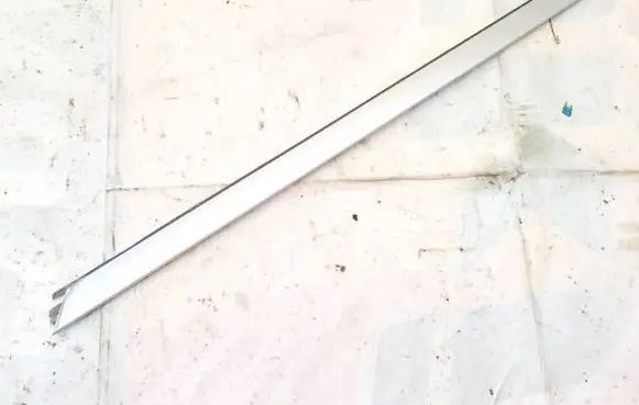 Front door glass trim molding