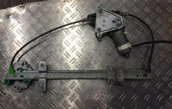 Sliding door window regulator with motor