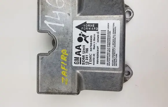 Opel Zafira B Airbag control unit/module 13241766 327963935