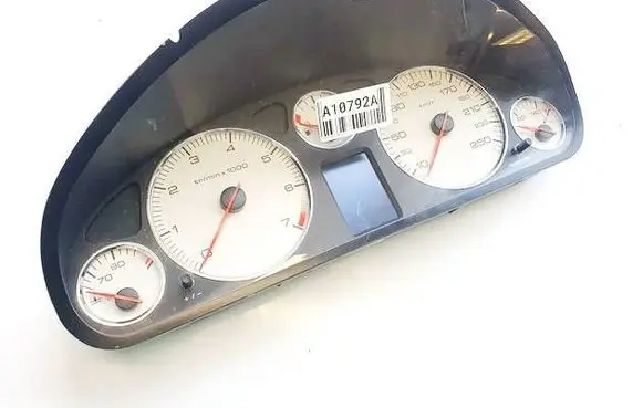 Peugeot 407 Speedometer (instrument cluster) 9651855280