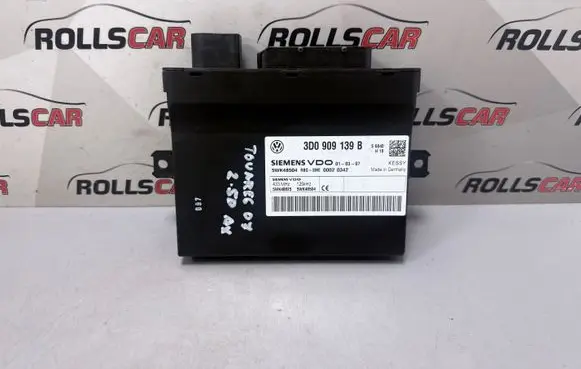 Volkswagen Touareg I Keyless (KESSY) go control unit/module 3D0909139B 5WK48825 5WK48504