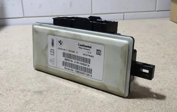 BMW 5 F10 F11 Airbag control unit/module 31931949201A A2C37764800 13B2220C12014
