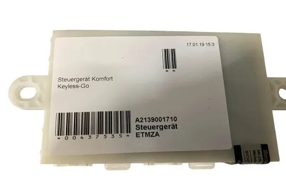 Keyless (KESSY) go control unit/module