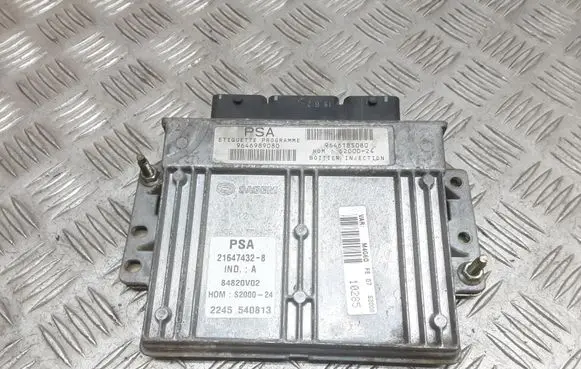 Citroen Berlingo Engine control unit/module 9646989080