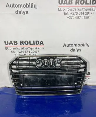 Front bumper upper radiator grill