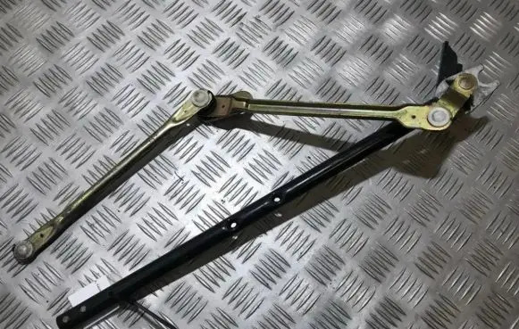 Front wiper linkage and motor