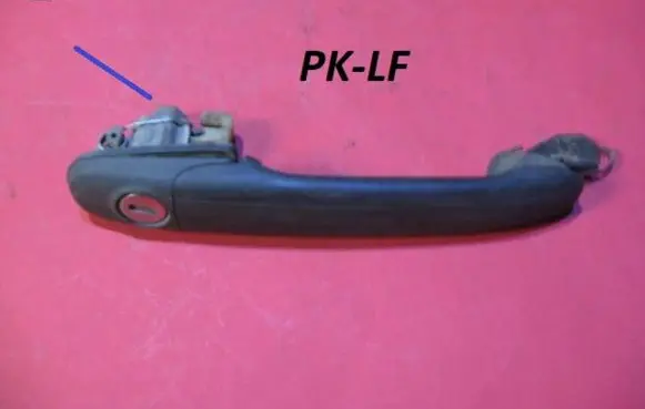 Seat Alhambra (Mk1) Front door exterior handle 7M0837207B