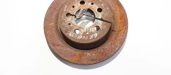 Volvo S80 Rear brake disc neventiliuojamas