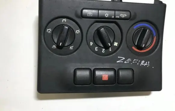Opel Zafira A Climate control unit 024420732