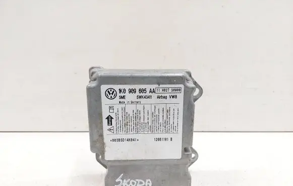 Skoda Octavia Mk2 (1Z) Airbag control unit/module 1K0909605AA 5WK43411 11H027S0900