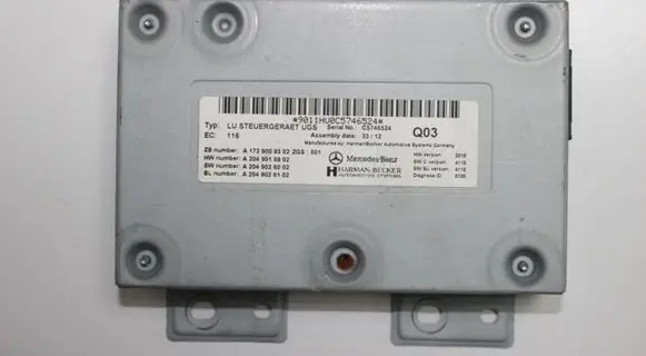 Mercedes-Benz S W221 Head unit multimedia control A1729009302
