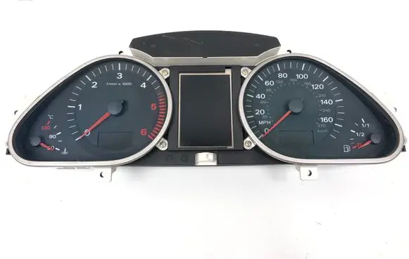 Audi A6 S6 C6 4F Speedometer (instrument cluster) 4F0920980M 4F0910930A