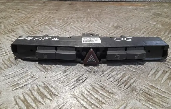 Opel Zafira B Hazard light switch 13100109 03758035