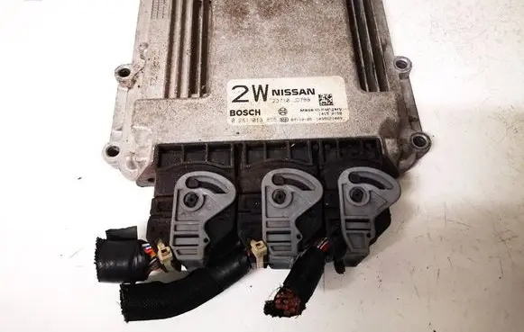 Nissan Qashqai Engine control unit/module 23710jd78b 0281013855