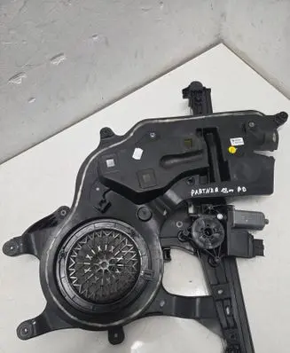 Peugeot Partner III Front door window regulator with motor 9830335980