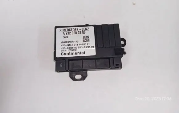 Mercedes-Benz S W221 Fuel injection pump control unit/module A2129000306 2129000306