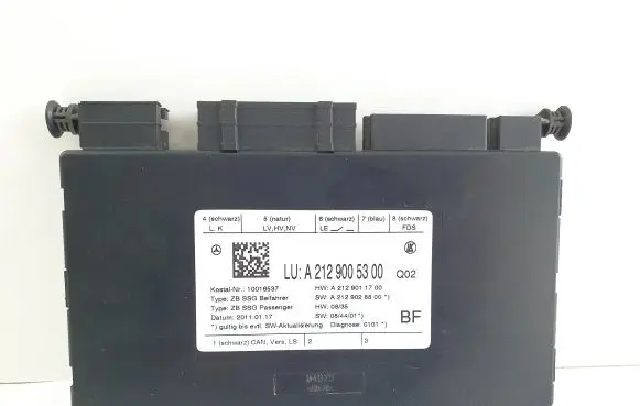 Mercedes-Benz E W212 Seat control module A2129005300 A2129011700 A2129028800