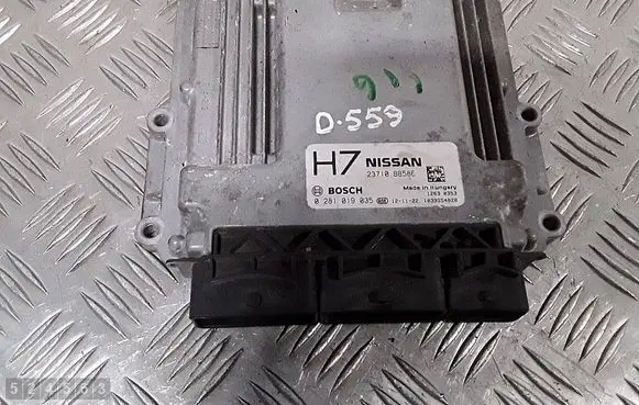 Nissan Qashqai Engine control unit/module 23710BB58E 0281019035