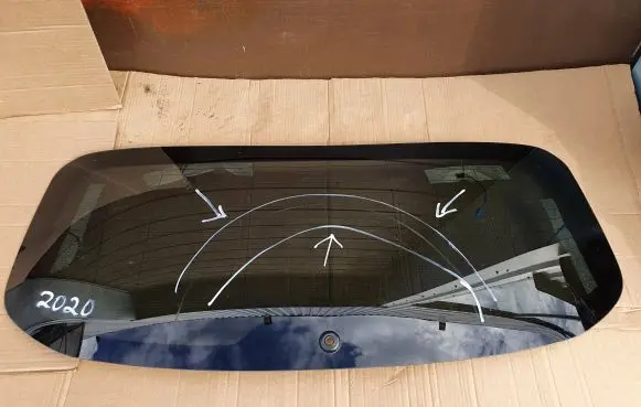 Mercedes-Benz GLC C253 Rear windscreen/windshield window A2537406200