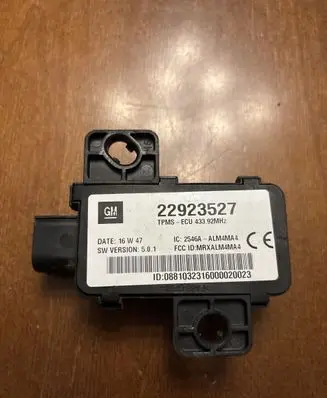 Chevrolet Corvette C7 Tire pressure control unit 22923527