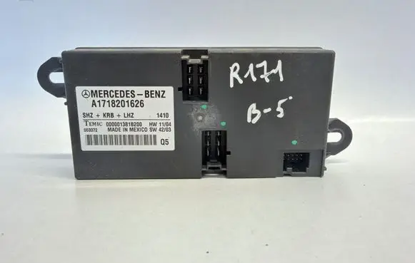 Mercedes-Benz SLK R171 Seat control module A1718201626 003372 000001381B200