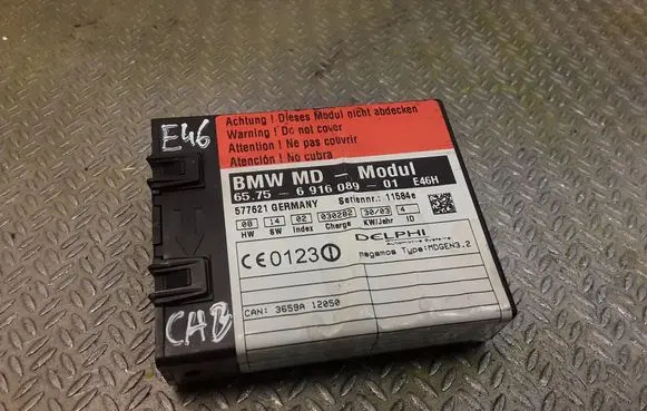 BMW 3 E46 Alarm control unit/module 6916089