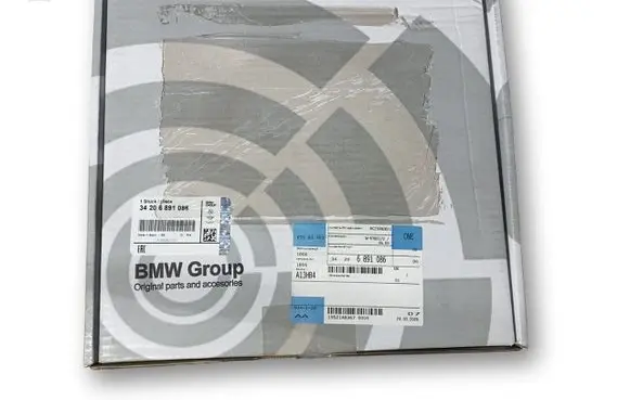 BMW 1 F70 Rear brake disc 34206891086 6891086