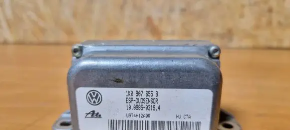 Volkswagen Touran I ESP acceleration yaw rate sensor 1k0907655b
