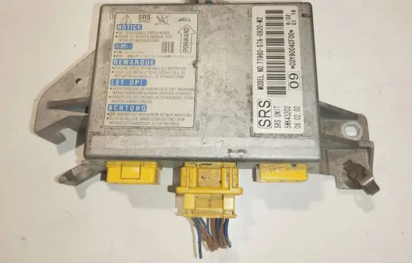 Honda Stream Airbag control unit/module 77060S7AG920M2 C0Y9004CF00 5WK43202