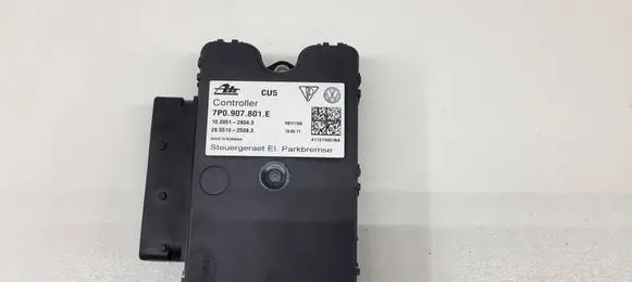 Volkswagen Touareg II Hand brake control module 7P0907801E 28551025093 10095129043